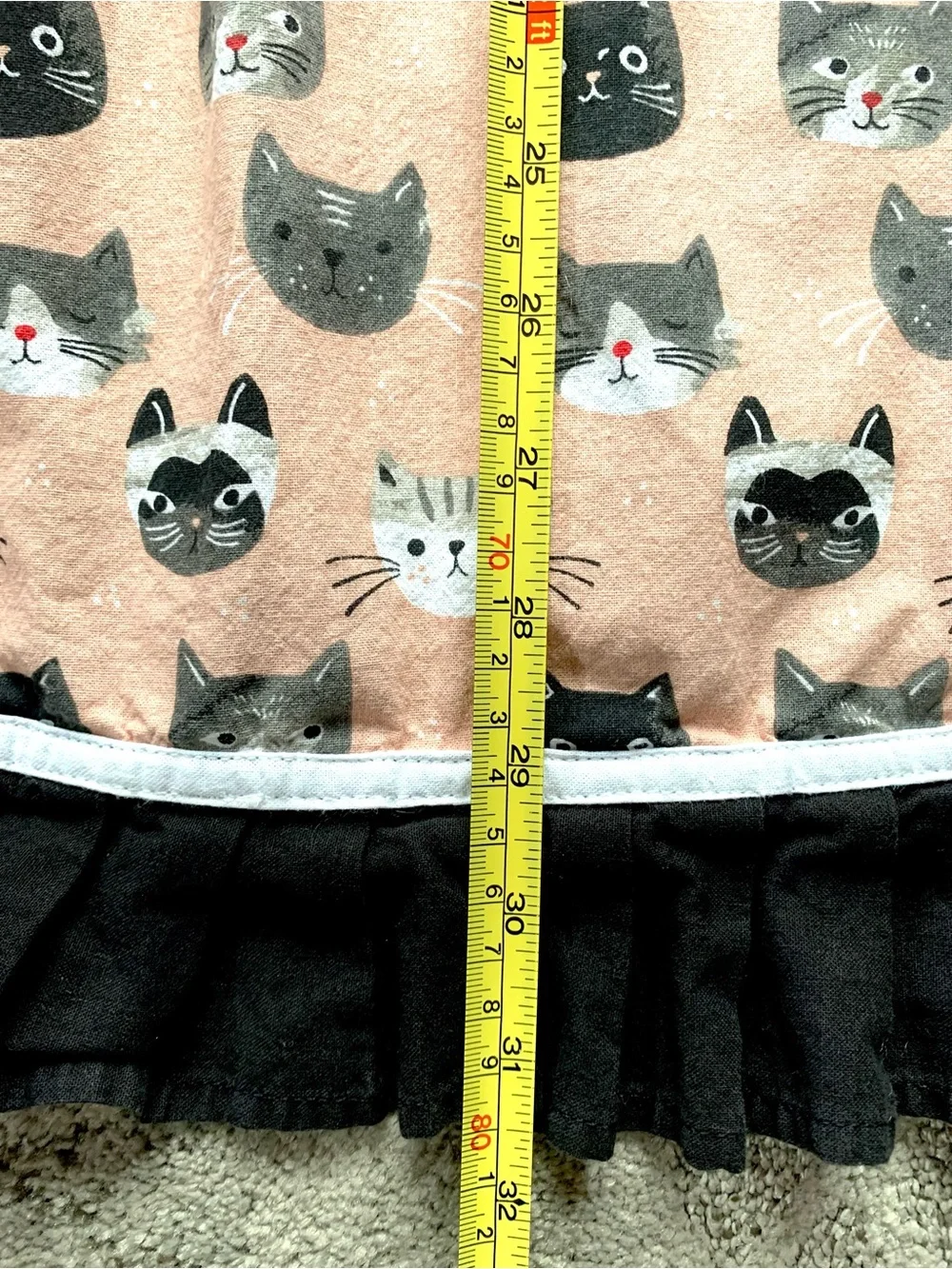 Cute Cats Vintage-Style Apron with Pockets